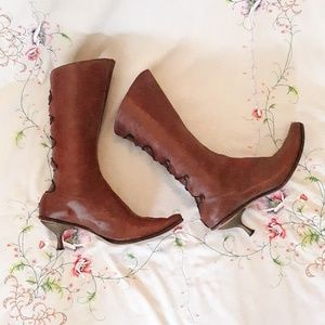 CYDWOQ Vintage Apollo Kitten Heel